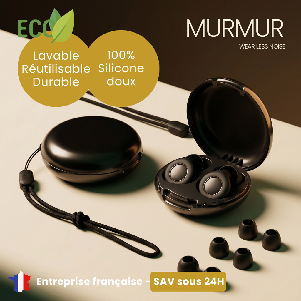 Murmur UrbanPlugs™ - Moins de bruit, Plus d'énergie