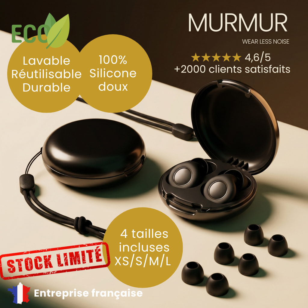 Murmur UrbanPlugs™ - Moins de bruit, Plus d'énergie